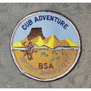 BSA Boy Scouts LVAC Las Vegas Council Desert Awareness Cub Adventure Patch Badge